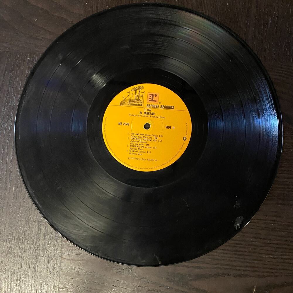 Al Jarreau Glow LP Vinyl Record in Original Shrink 1976 First Press NO CASE